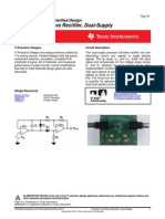 Precision Full-Wave Rectifier, Dual-Supply: TI Precision Designs: Verified Design