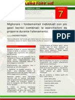 Migliorare i Fondamentali Individuali Con Più Gesti Tecnici Combinati Le Esercitazioni Da Proporre Durante l’Allenamento