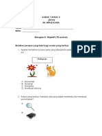 Sains Assignment Soalan