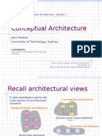 Conceptual Architecture: John Reekie University of Technology, Sydney