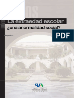 La Extra edad Escolar ¿una anormalidad social?