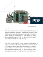 Solar PanelSun Tracker Using 8051