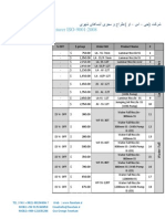 Cost Table For Product - Fountaindesigner PDF