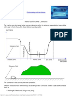 Interior Zone Tunnel Luminance