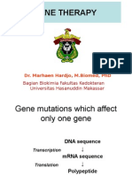 Gene Therapy: Bagian Biokimia Fakultas Kedokteran Universitas Hasanuddin Makassar