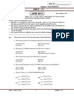 JUNE 2013: Code: AE74 Subject: VLSI DESIGN