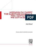 Miximum Ca Canny The Sabotage Manuals: You Cutta Da Pay, We Cutta Da Shob