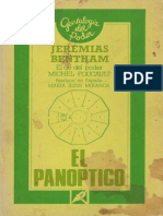 Bentham, Jeremias - El Panoptico (El Ojo Del Poder - Foucault)
