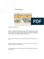 Perbedaan Tipe Endapan Mineral