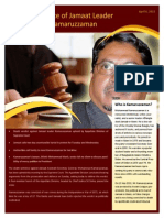 Death Sentence of Jamaat Leader Muhammad Kamaruzzaman