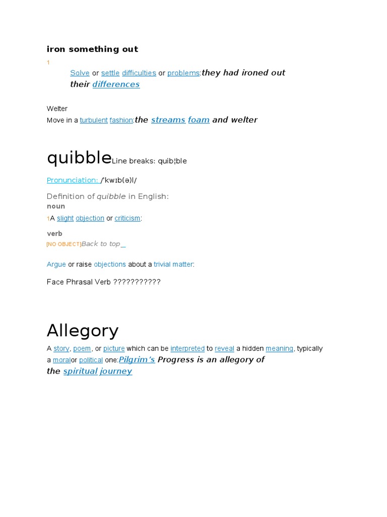 Dictionary Definitions Guide | PDF