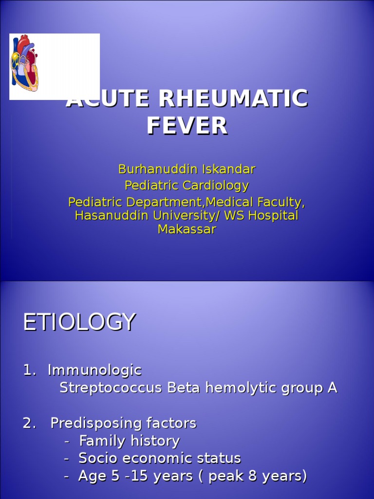 12#acute Rheumatic Fever Kuliah TK 4 | PDF | Wellness