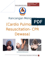 Rancangan Mengajar: (Cardio Pulmonary Resuscitation-CPR Dewasa)