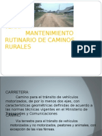 Exposicion Mantenimiento Rutinario