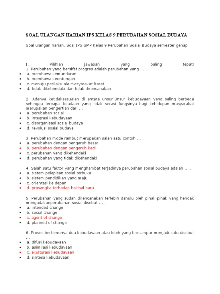 50++ Bank soal uas 1 ips kelas 9 ideas