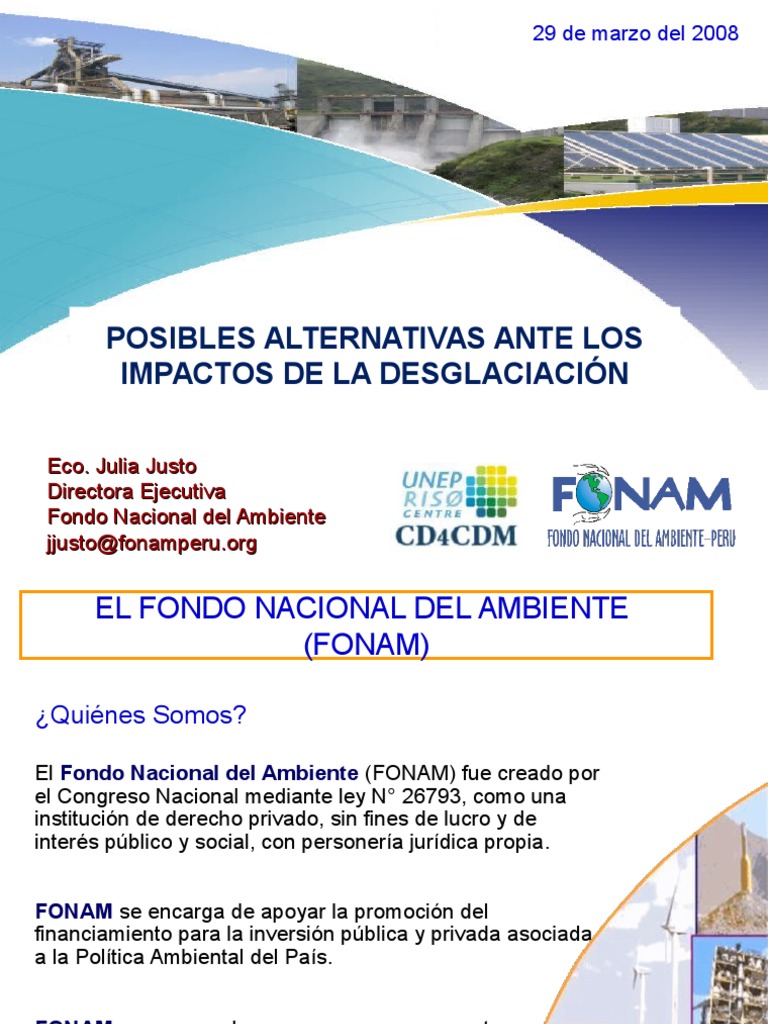Alternativas ante la Desglaciación y FONAM | PDF | Mecanismo de ...