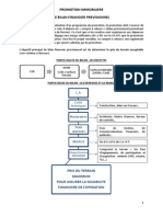 Promotion Immobiliere Le Bilan Financier Previsionnel PDF