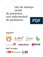 Guia Rapida Del Protocolo de Manejo y Derivacion de Pacientes Con Enfermedad de Parkinson