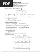 Lista de Exercicios Resolvidos Eletronica I 2011 Parte 2 Retificadores Com Filtro Fontes Reguladas