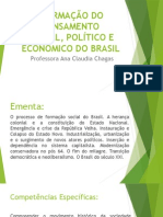 Formação Do Pensamento Social, Político e Econômico Do Brasil