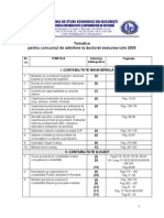 Contabilitate Doctorat 2009 Bibliografie PDF