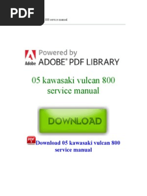 Pearly fusion virkelighed 05 Kawasaki Vulcan 800 Service Manual | PDF | Microsoft Windows | Office  Equipment