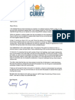 Mayor Brown Invitation From Curry