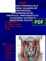 Patologia Chirurgicală Endocrină (Glandelor Paratireoide, Suprarenalelor