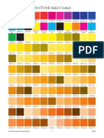 Pantones tinta sólida