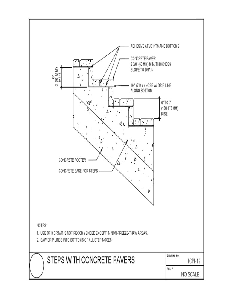 ICPI Paver Installation for Steps | PDF | Technology & Engineering