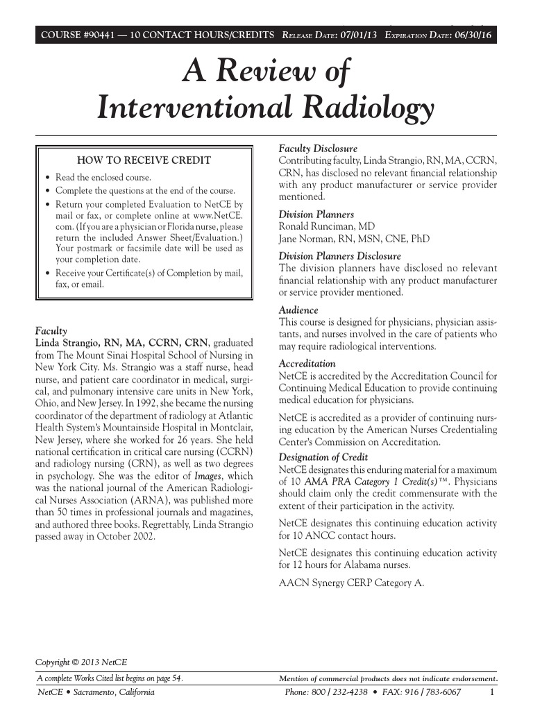 Intervention Radiology Procedures | PDF | Radiology | Medical Ultrasound
