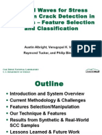 Guided Waves For Stress Corrosion Crack Detection in Pipelines - Feature Selection and Classification