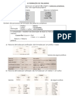 A Formação de Palavras