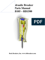 Hydraulic Breaker Parts Manual RB105-RB1500