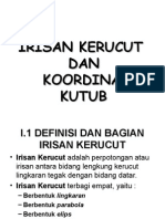 Irisan Kerucut Dan Koordinat Kutub