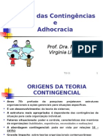 To-10 - Teoria Das Contingencias e Adhocracia