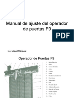 Manual de Ajuste Del Operador F9