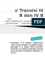 Unsur Transisi III B Dan IV B