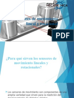 3.2.1 Sensores de Movimiento (Desplazamiento) Lineal y Rotacional