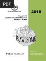 Download Item Questions - Perak State Additional Mathematics Project Work 2015 by fatine1232002 SN261084009 doc pdf