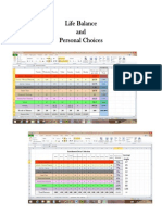 life balance and personal choices activity