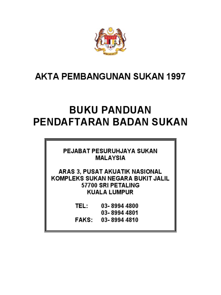 Agensi Sukan Pdf Document