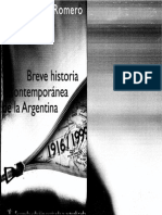 Romero - Breve Historia Contemporanea de La Argentina-2da Edición
