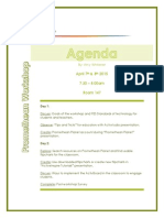 Promethean Workshop Agenda