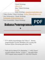 Bahasa Pemrograman C++