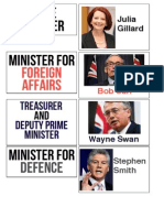 Gillard Ministry Flashcards