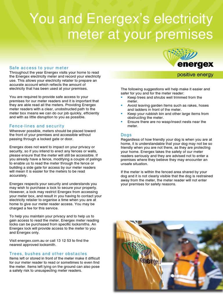 Energex Meter | PDF | Electrical Grid | Identity Document