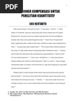 Download Kuesioner Kompensasi Untuk Penelitian Kuantitatif by deafajmi SN261103321 doc pdf