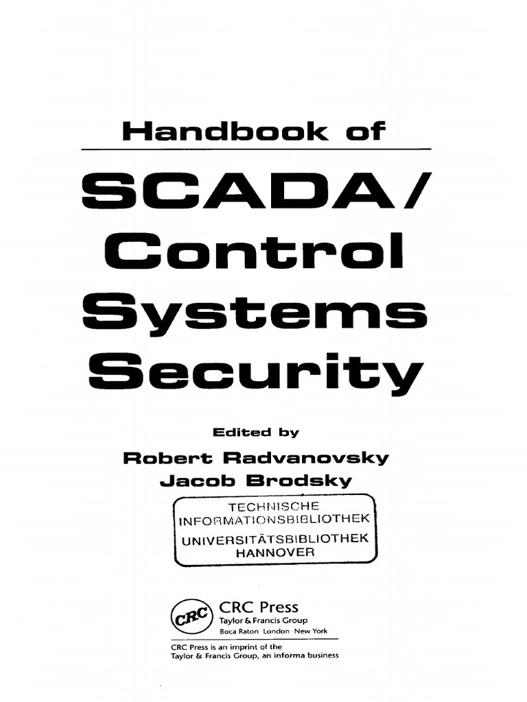 SCADA Control Systems Security Handbook | PDF