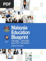 Malaysia Education Blueprint 2015-2025 (Higher Education)